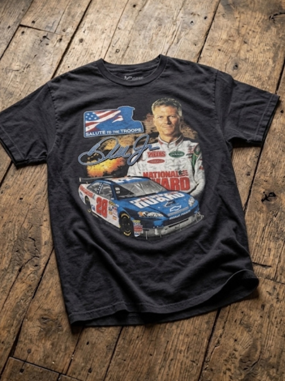 Nascar Racing Graphic T-Shirt Black
